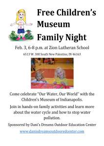 Dani's Dream Museum Night Flyer